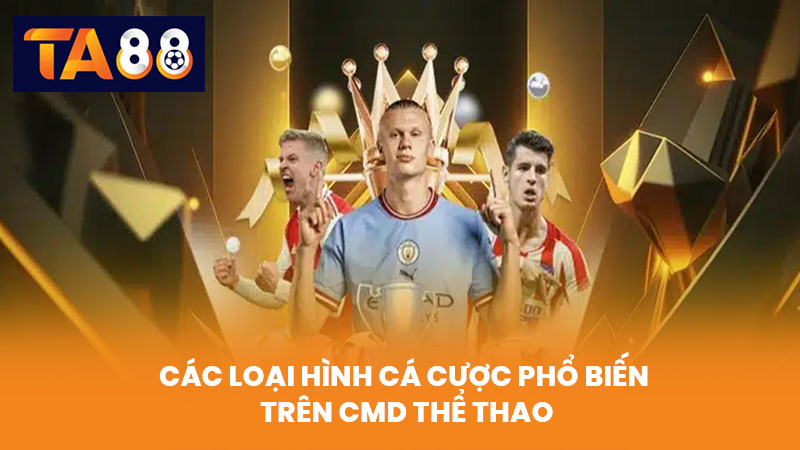 CMD Thể Thao Cá Cược Uy Tín Tỷ Lệ Cao Tại Nhà Cái TA88 3 Các Loại Hình Cá Cược Phổ Biến Trên CMD Thể Thao